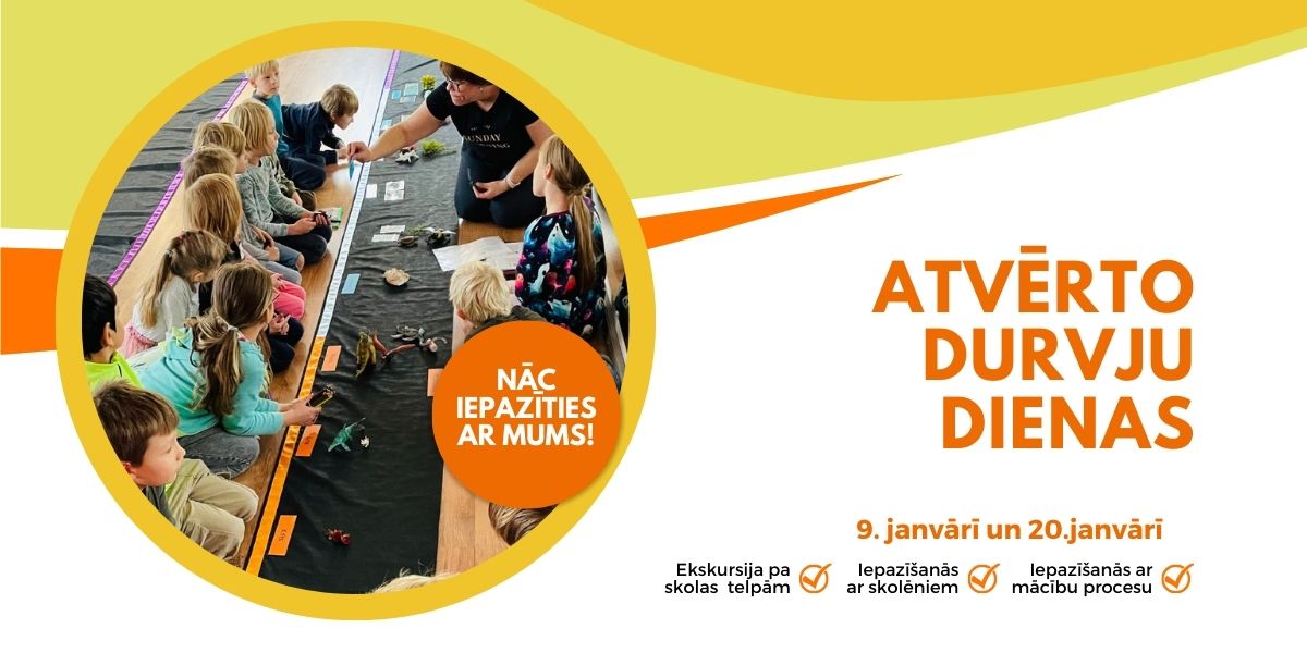 Atvērto durvju dienas Montesori sākumskolā “Lielie stāsti” 